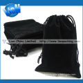 Braw Black Large Velvet Pouch for Packing Magazine (e-065)